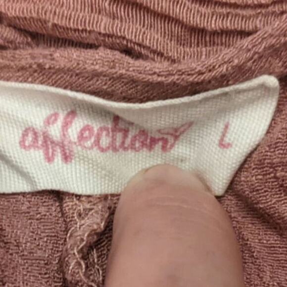 Wrap twist open front blouse by Affection, Large, Boho Peasant Hippie Lagenlook - Picture 8 of 9